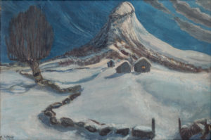 Vinternatt på fjellstølen