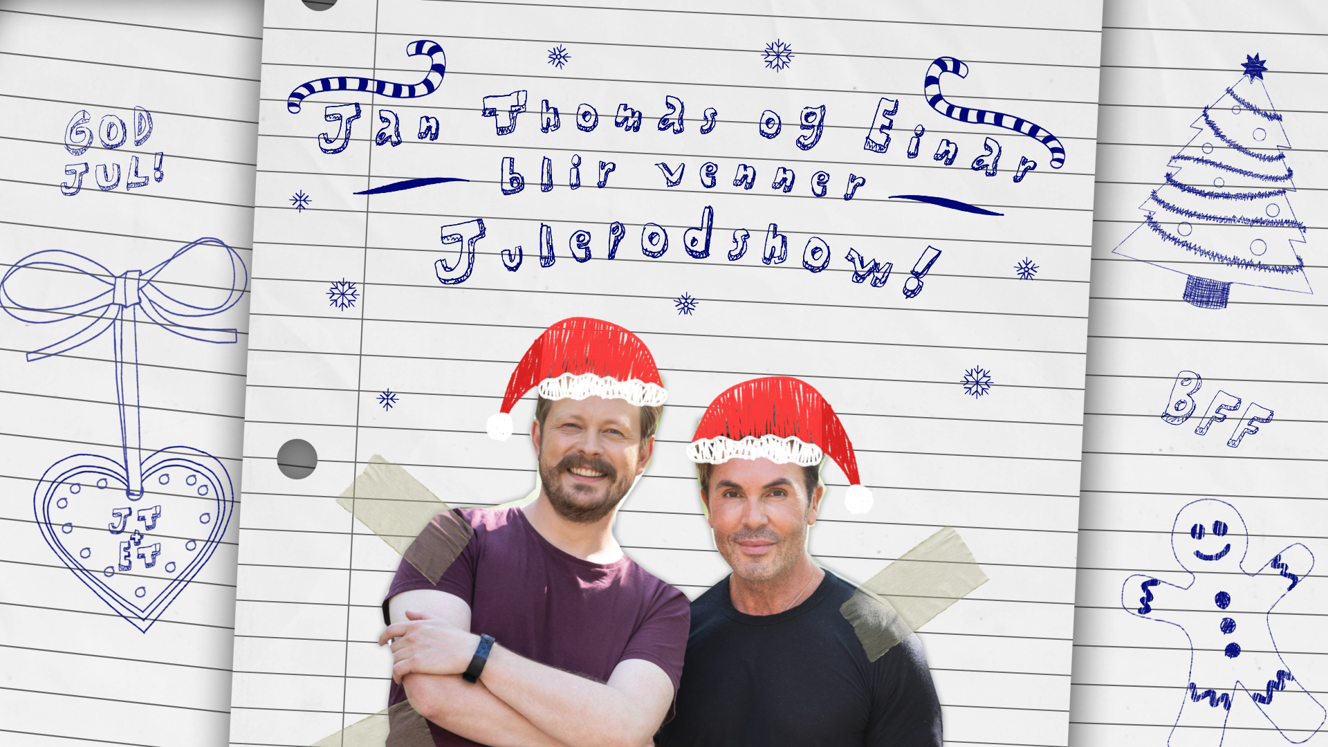Jan Thomas og Einar blir venner – LIVE Julepodshow!